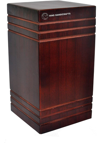 Urna De Madera Hecha A Mano Para Cenizas