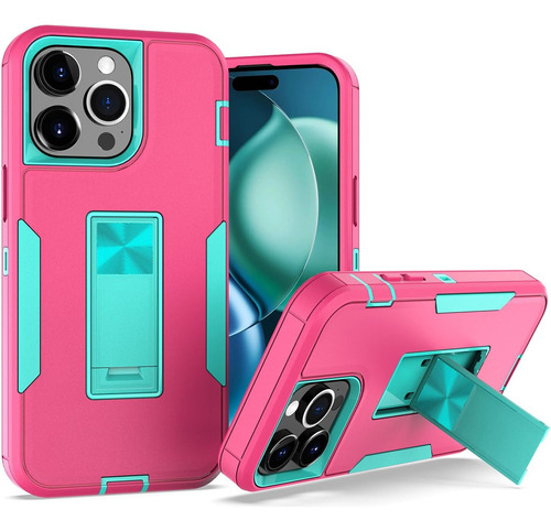 Funda Para iPhone 15 Pro Max Funciona C/soporte Magnetico_10