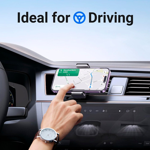 Soporte De Celular Para Auto Sujetador Giratorio 360 Grados