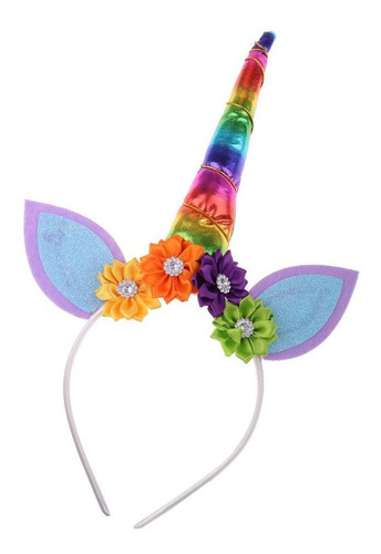 Glitter Kids Girls Flower Headband Party Fancy Dress