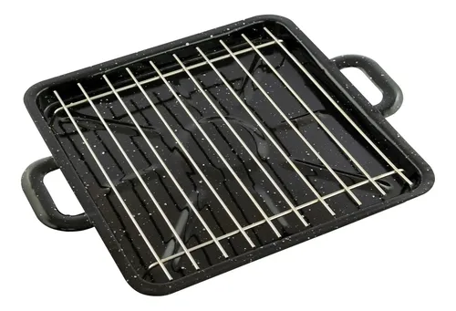 Tostador Pan Rejilla Cocina Enlozado Jovifel C/mango 20x20cm