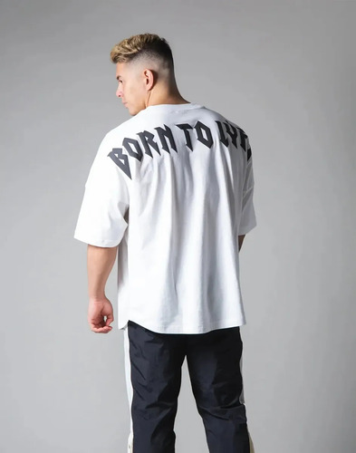 Camiseta Deportiva A Rayas Lyft Para Hombre, Talla Grande, M