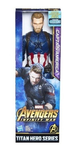 Figura Titan 30 Cm Capitán América  Infinity War - Hasbro