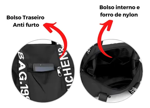 Bolsa de gimnasio y culturismo de color rosa para mujer