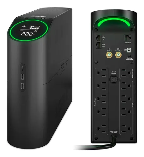 Ups Gamer Apc Bgm1500b-lm 1500va Ps5 Xbox Rgb 10 Tomas 3 Usb