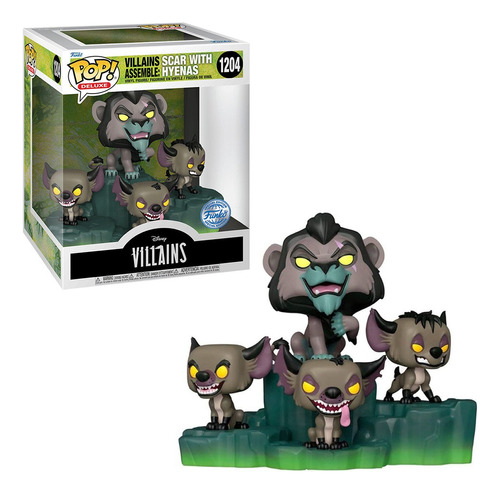 Funko Pop Disney Villains Scar With Hyenas Special Edition