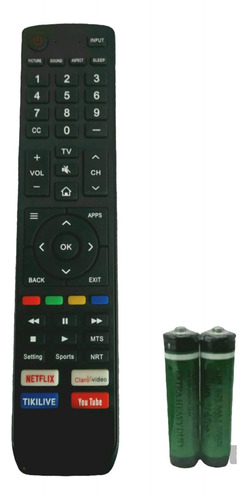 Control Para Pantallas Smartv Sharp  Aquos 4k + Pilas