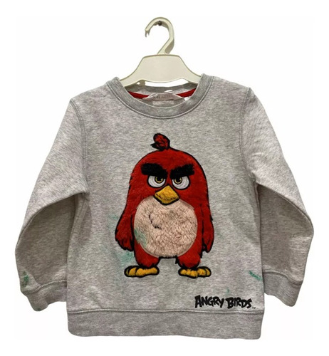 Buzo Marca H&m Talle 2-4 Años Angry Birds