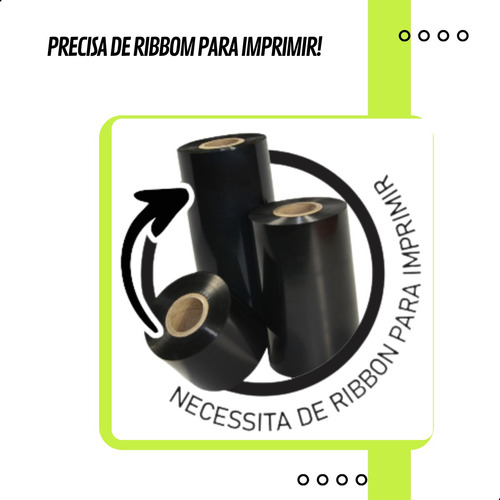 10.000 Etiquetas 40x25 Mm 2 Colunas Full Couche Cor Branco