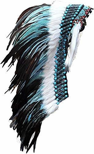 Disfraz Hombre - The World Of Feathers Medium Indian Headdre