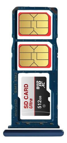 Bandeja Porta Sim Chip Card Compatible Samsung Galaxy A20