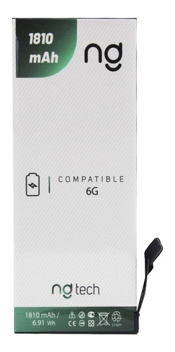 Bateria Para iPhone 6 A1549 A1586 A1589 Ngtech 1810 Mah