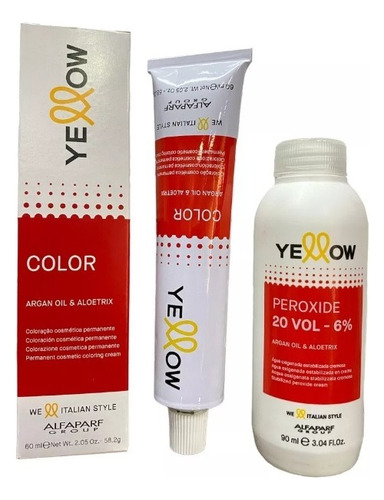 Tinte Permanente Yellow Alfaparf 100ml Escoge Tu Tono