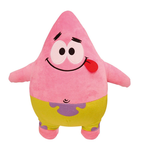 Boneco De Pelúcia Patrick Estrela 30cm Turma Do Bob Esponja