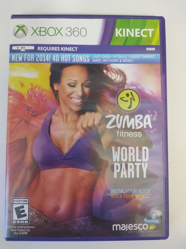 Jogo Zumba Fitness World Party Xbox 360 Original Em Dvd