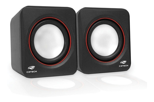 Caixa De Som Usb/p2 Speaker 2.0 Sp-301bk C3tech