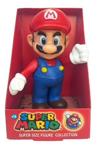 Boneco Super Mario Bros Kart Articulado Filme Com Caixa