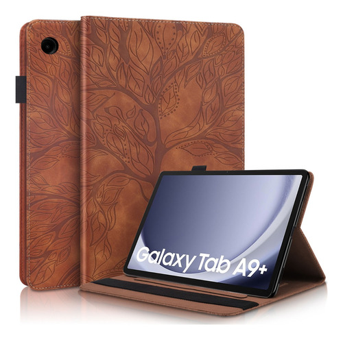 Funda Para Samsung Galaxy Tab A9+ Plus 11 2023 Marrón