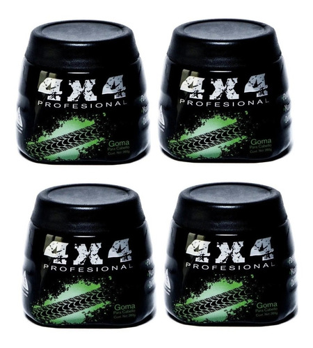 4x4 Producto Para Hombre Goma Profesional 280g - 4pzs