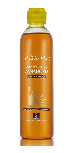 Bronceador Natalia París Con Zanahoria - mL a $162