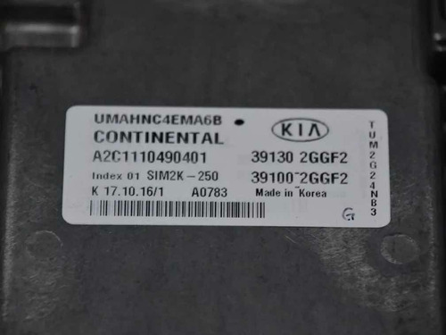 Computadora Ecm Kia Sorento 2016-2018 2.4l. 39130-2ggf2