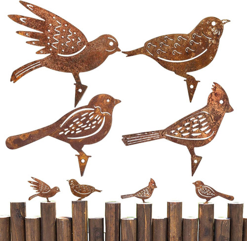 Metal Silhouette Birds | Animal Weatherproof Garden