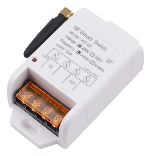 Interruptor De Control Remoto Inalámbrico Wt-02 Ac 220v 1 Ca