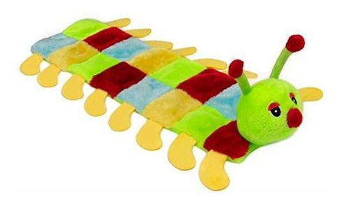 Juguetes 16 Squeakers Felpa Squeaky Caterpillar Mat Juguete 