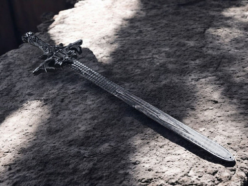 Kit Medieval Espada E Mascara Guerreiro De Combate Jr0610 Cor Prata