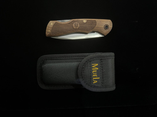Imagen 6 de 7 de Navaja Serie Bx Nogal 85mm Con Bloqueo Marca Muela