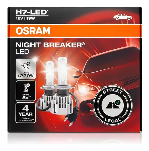 Osram H7 Night Breaker Led Haz Alto Y Lámpara De Haz Bajo 64