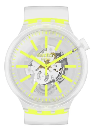 Swatch reloj transparente sale