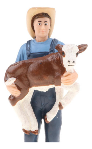 6 Pieces 3 Inch Pvc Farm Model Action Figure Toy For