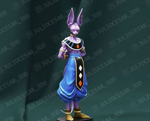 Archivo Stl Impresión 3d - Dragon Ball - Bills Beerus 