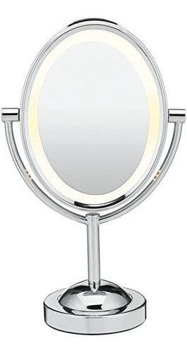 Espejo Giratorio Maquillaje Doble Cara Conair Luz Aumento 7x