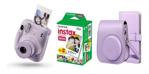 Camara Instantanea Fujifilm Instax Mini 12 Verde Con 20 laminas de Papel  Fotografico