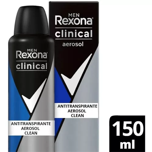 Desodorante Rexona Clinical Clean Aerosol Masculino 12 Und