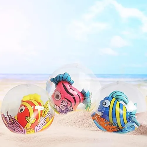 Artcreativity Pelotas De Playa De Peces 3d Para