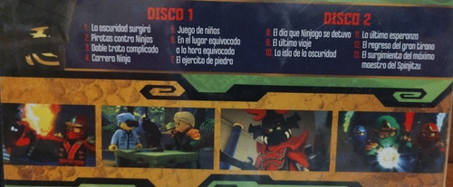 Ninjago Temporada 2, 13 Episodios En 2 Dvd's, 100% Originale