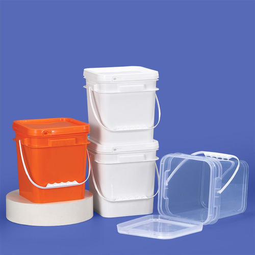 Cubo Cuadrado Para Almacenamiento De Alimentos, Cubo Claro