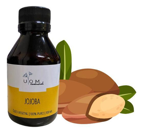 Óleo De Jojoba 100ml 100% Puro Hidratante Carreador