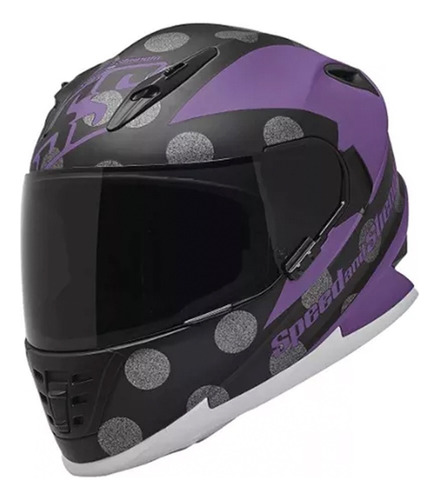 Casco Speed And Strength Ss1310 Spell Bound Moto+ Mica Humo 