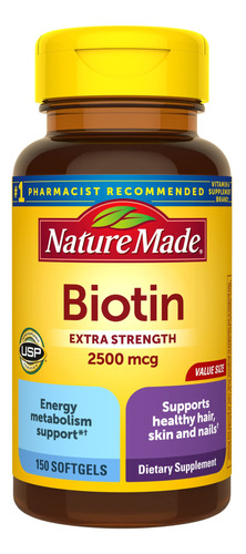 Biotina Extra Fuerte  Mcg, Suplemento Dietétic.