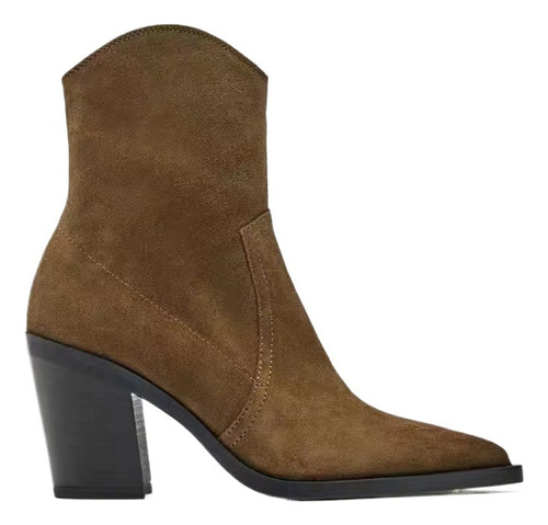 Botas De Moda Simples Con Punta Puntiaguda For Mujer