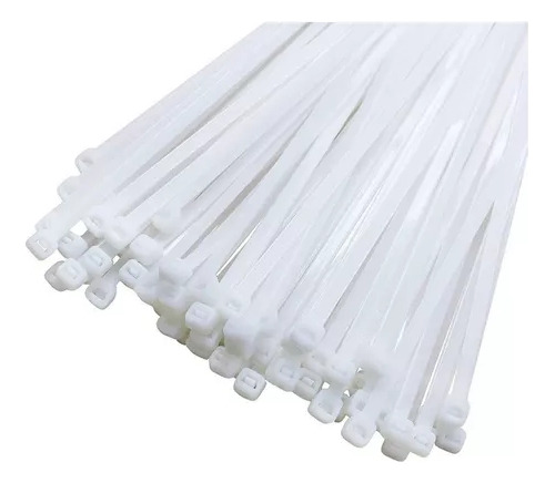Precintos Plásticos Blanco 300mm X 3.6 Nylon 
