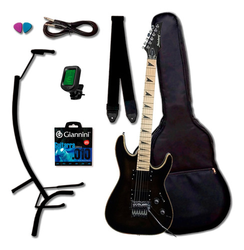 Guitarra Strinberg Sgs250 Sgs-250 Tbk Kit Com Capa Cpt Ofert