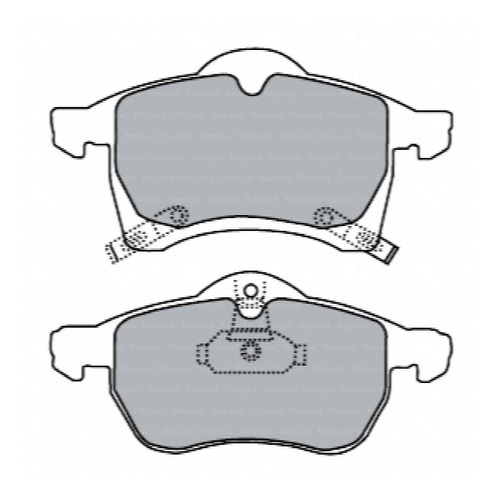 Pastillas De Freno Delanteras Chevrolet Vectra 2200cc 2003