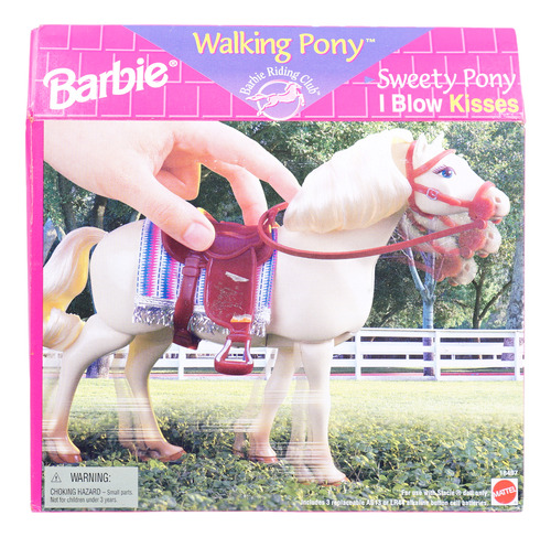Barbie Walking Pony Sweety Pony Blow Kisses 1997 Edition