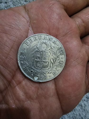 Moneda De Plata De 4 Reales 1836,acuñada En Cusco Precio 200 (Usado)