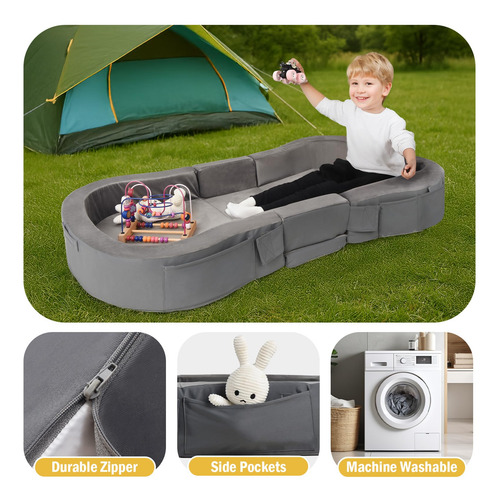 Enitya Cama De Viaje Para Niños Pequeños Cuna Plegable Para